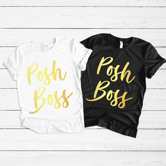 Tops - GOLD POSH BOSS SELLER RESELLER BOSS BABE